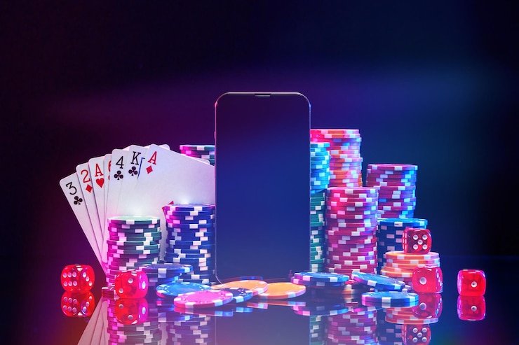 Studio live dealer idnpoker dengan kamera HD multi-sudut